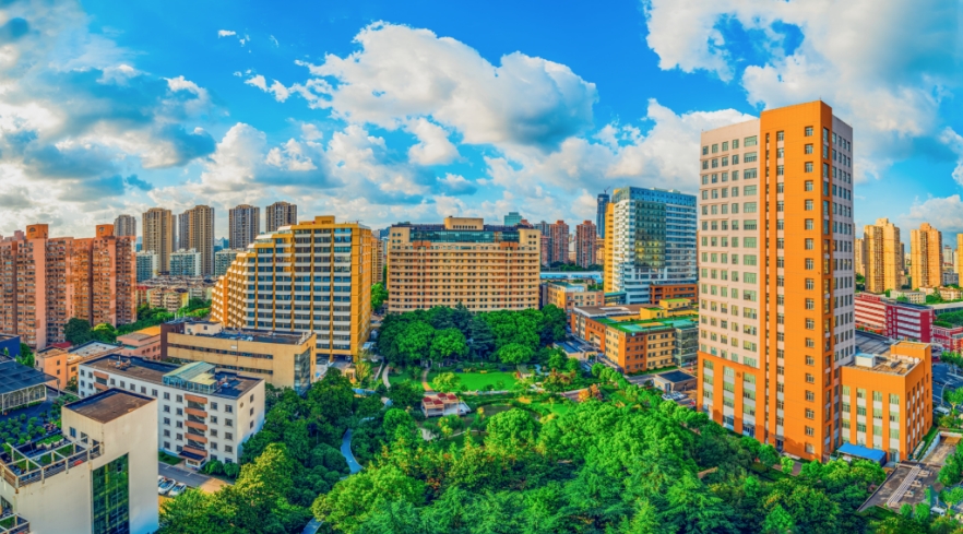 Shanghai Sixth People's Hospital campus in Shanghai